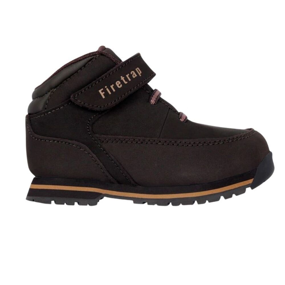 Firetrap Baby Rhino Leather Boots / Brown